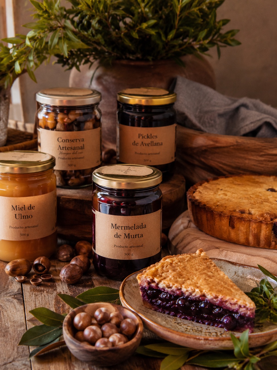 Productos artesanales con etiqueta
